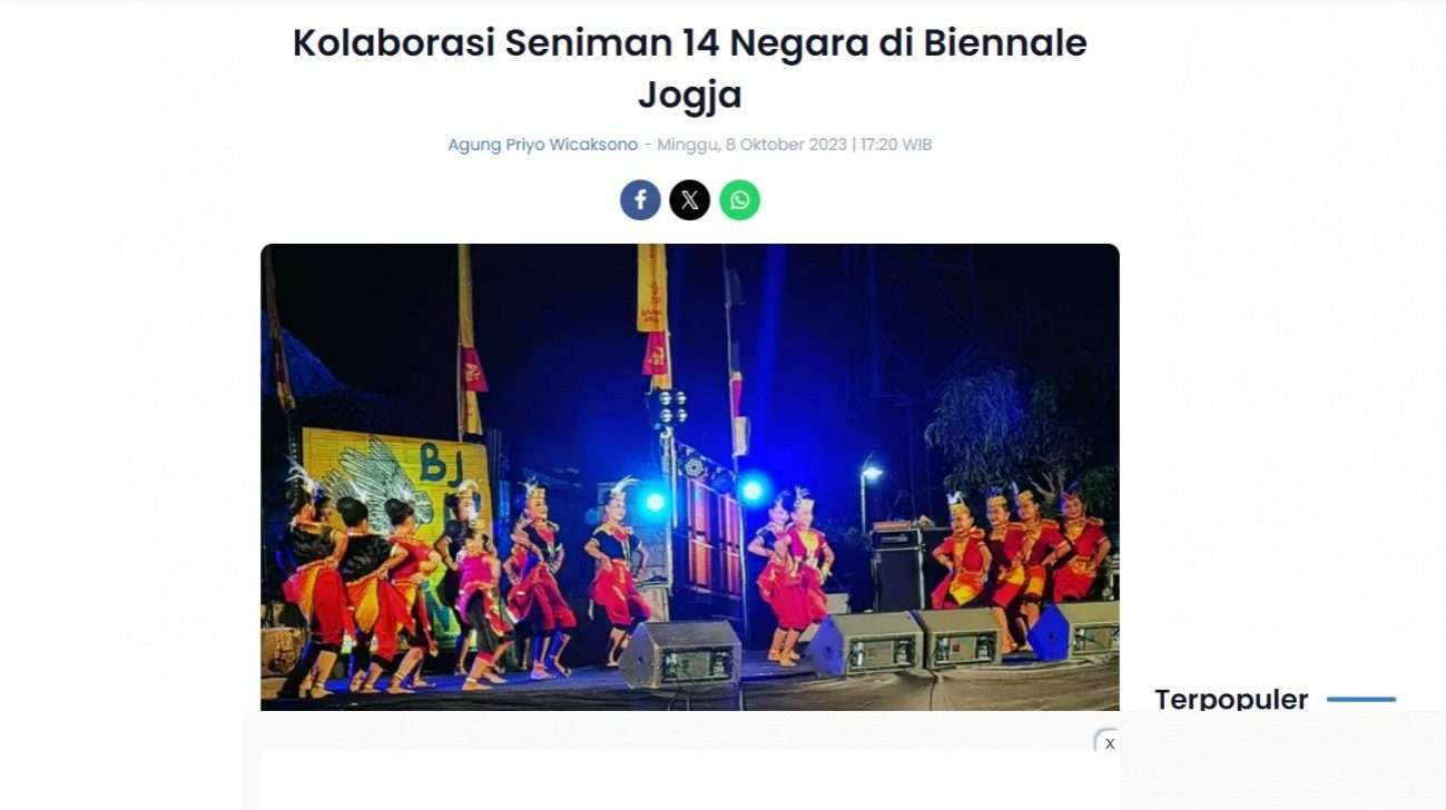 Biennale Jogja dalam Suara Merdeka