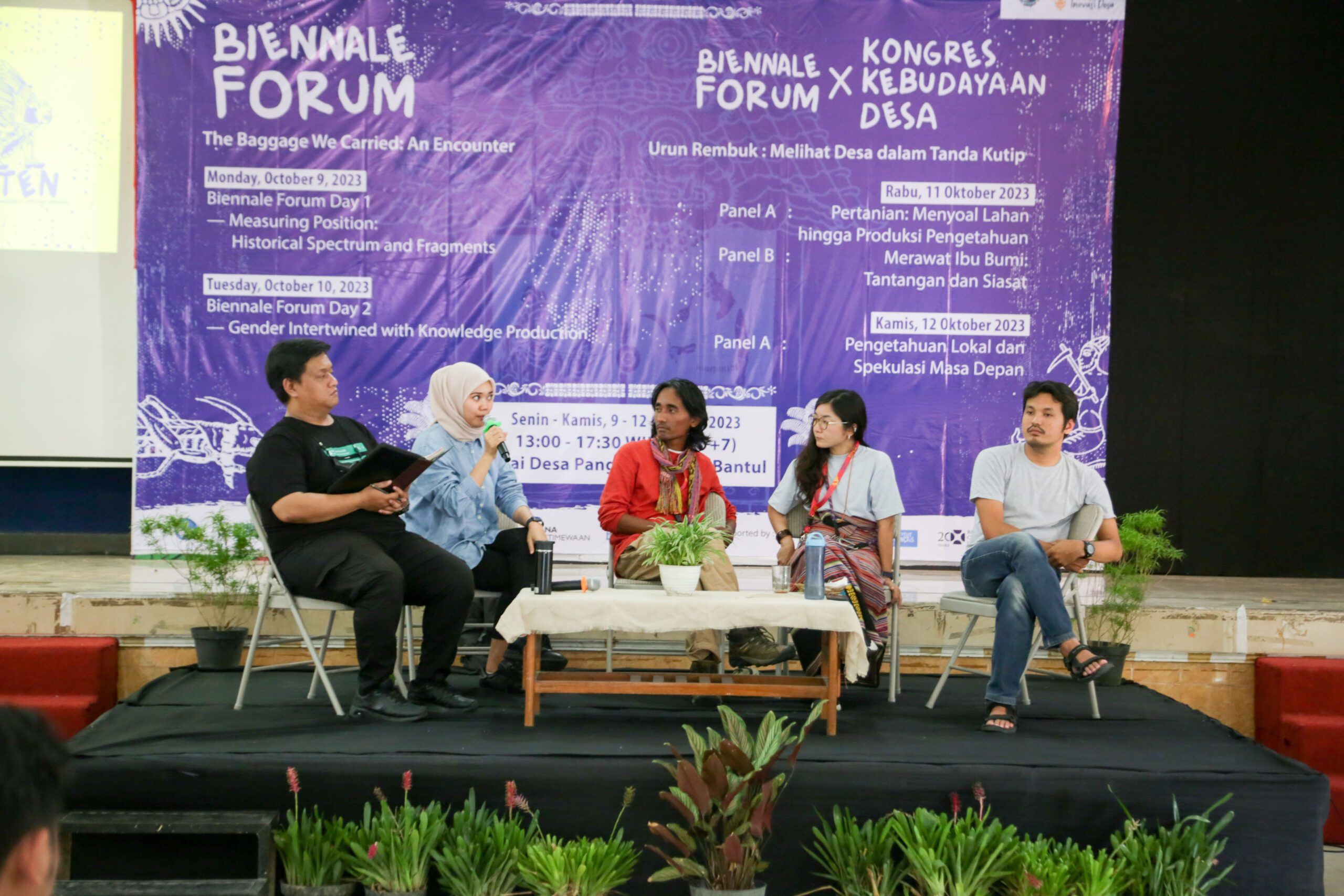 Biennale Forum hari pertama sesi pertama Dokumentasi Biennale Jogja 17